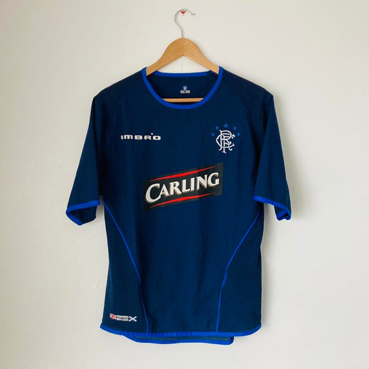 Rangers 2005/2006 Blue Third Football Shirt (S)