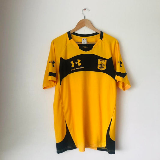 Aris Thessaloniki 2010/2011 Yellow Home Football Shirt (XXL)