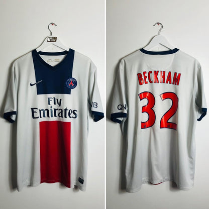 Paris Saint-Germain 2013/2014 White Away Football Shirt (XL)