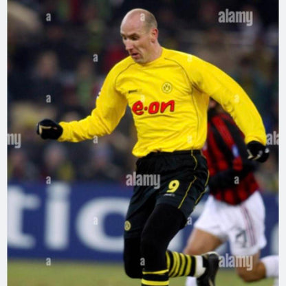 Borussia Dortmund 2001/2003 Yellow Football Shirt (S)