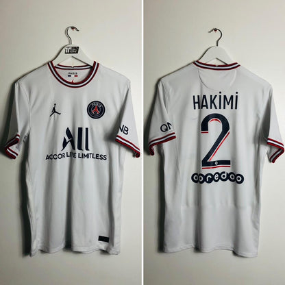 Paris Saint-Germain 2021/2022 White Fourth Football Shirt (M)