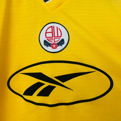 Bolton Wanderers 1998/2000 Yellow Football Shirt (L)