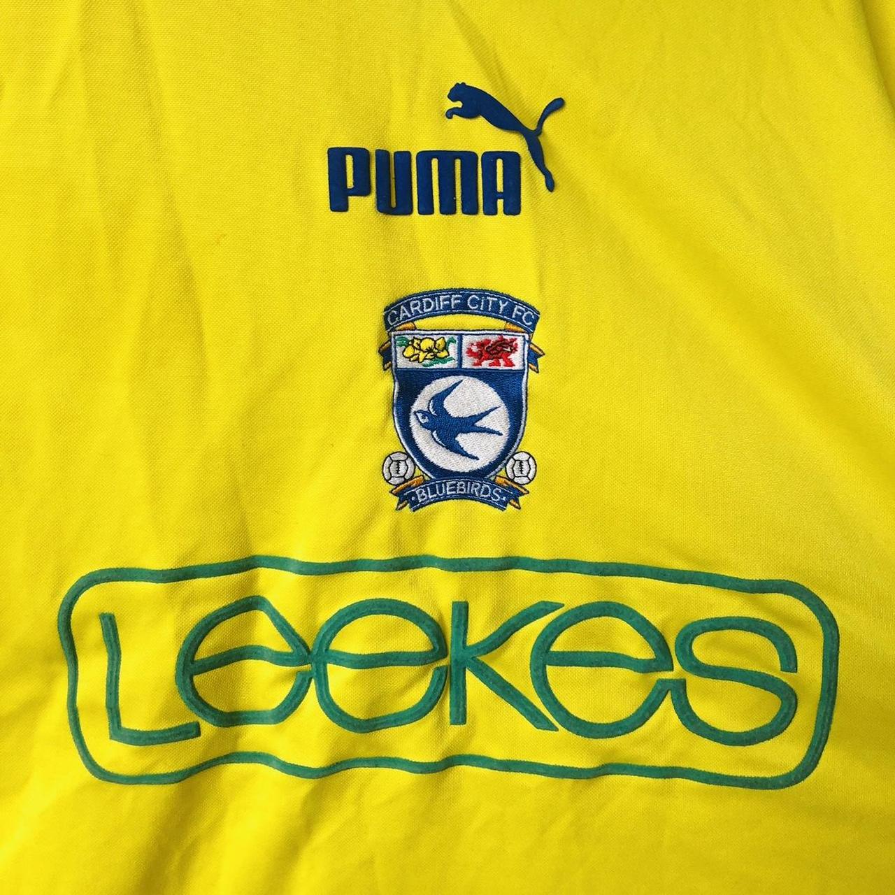 Cardiff City 2002/2003 Yellow Football Shirt (XL)