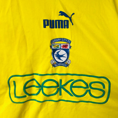 Cardiff City 2002/2003 Yellow Football Shirt (XL)