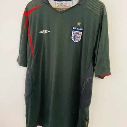 England 2005/2007 Grey Goalkeeper Football Shirt (XXL)