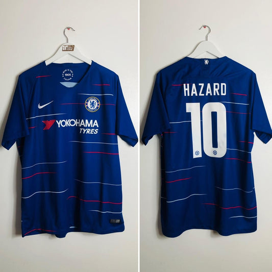 Chelsea 2018/2019 Blue Home Football Shirt (XL)