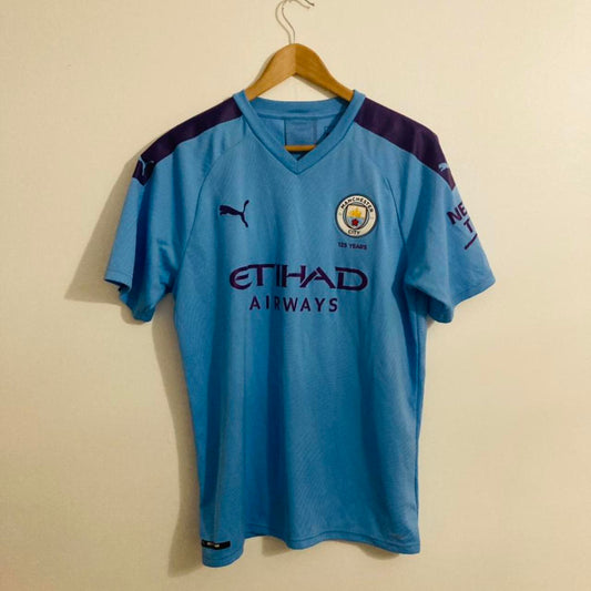 Manchester City 2019/2020 Blue Home Football Shirt (L)