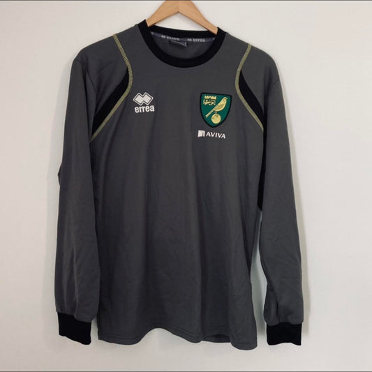 Norwich City 2013/2015 Grey Training Football Jumper (M)