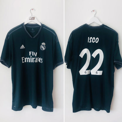 Real Madrid 2018/2019 Navy Third Football Shirt (XL)