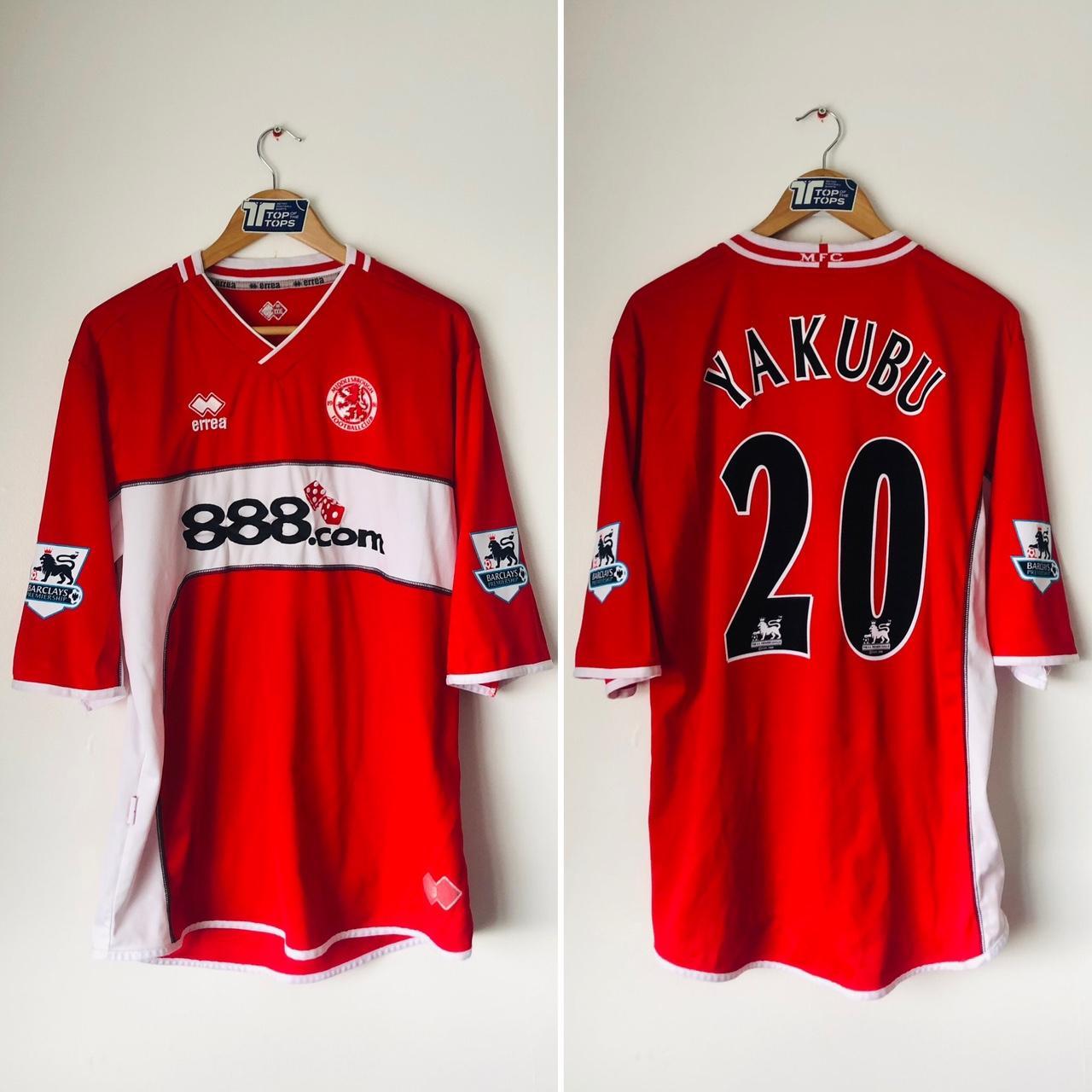 Middlesbrough 2005/2006 Red Home Football Shirt (XXXL)