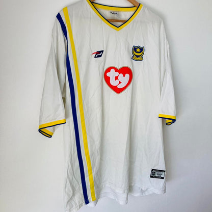 Portsmouth 2003/2004 White Third Football Shirt (XXL)