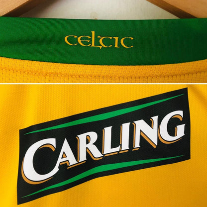 Celtic 2008/2009 Yellow Away Football Shirt (XL)