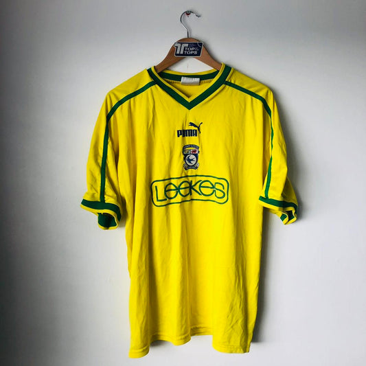 Cardiff City 2002/2003 Yellow Football Shirt (XL)