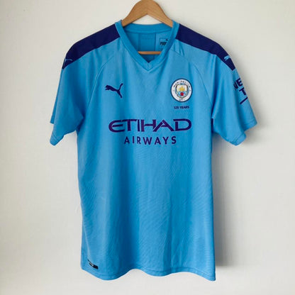 Manchester City 2019/2020 Blue Home Football Shirt (L)