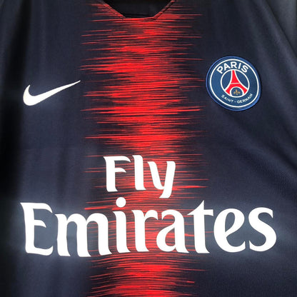 Paris Saint-Germain 2018/2019 Navy Home Football Shirt (XL)