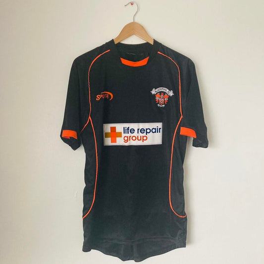 Blackpool 2003/2004 Black Away Football Shirt (S)