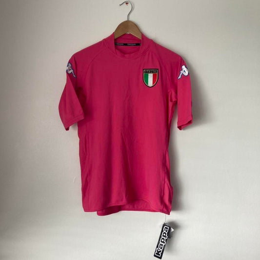 Italy 2000/2002 Pink Away Football Shirt (M)