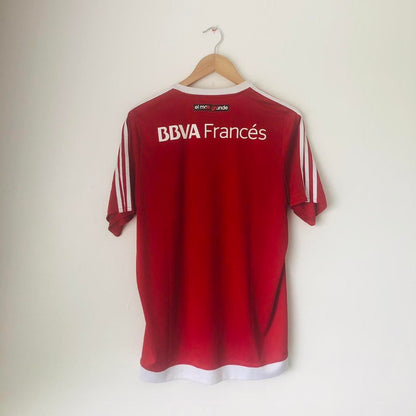 River Plate 2016/2017 Red & White Away Football Shirt (M)