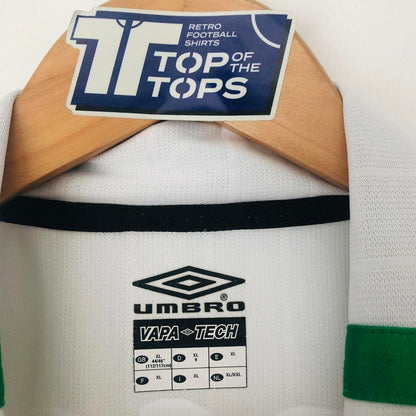 Celtic 2001/2002 White Away Football Shirt (XL)