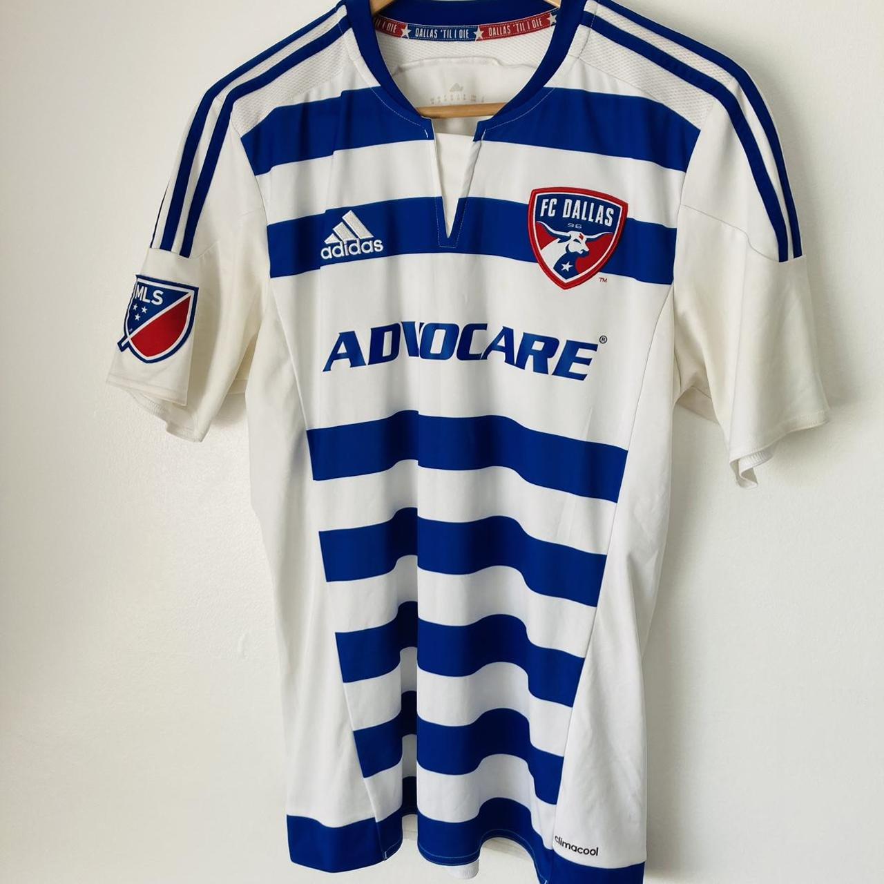 FC Dallas 2015/2017 Blue & White Away Football Shirt (M)