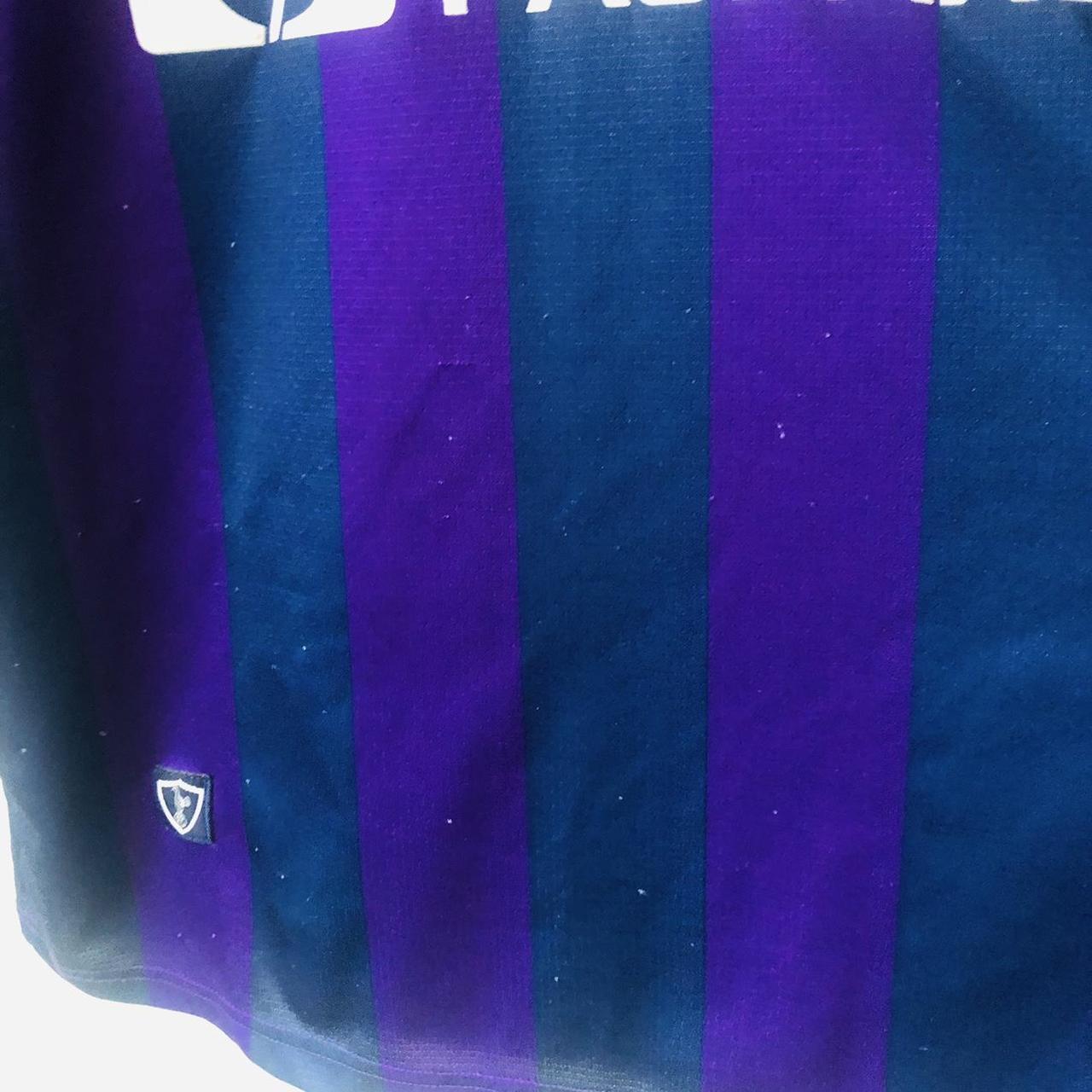 Tottenham Hotspur 1995/1997 Blue & Purple Away Football Shirt (L)