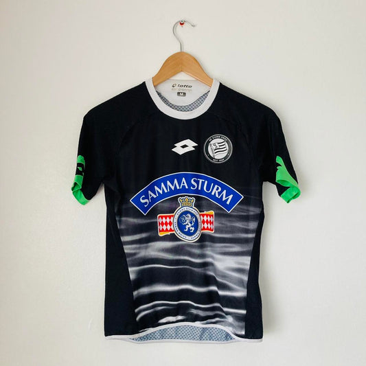 SK Sturm Graz 2015/2016 Black Home Football Shirt (YM)