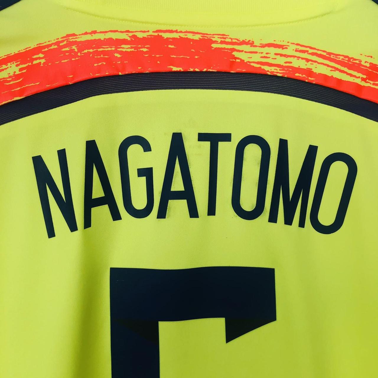 Japan 2014/2015 Neon Yellow Away Football Shirt (M)