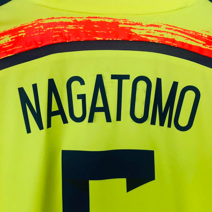 Japan 2014/2015 Neon Yellow Away Football Shirt (M)