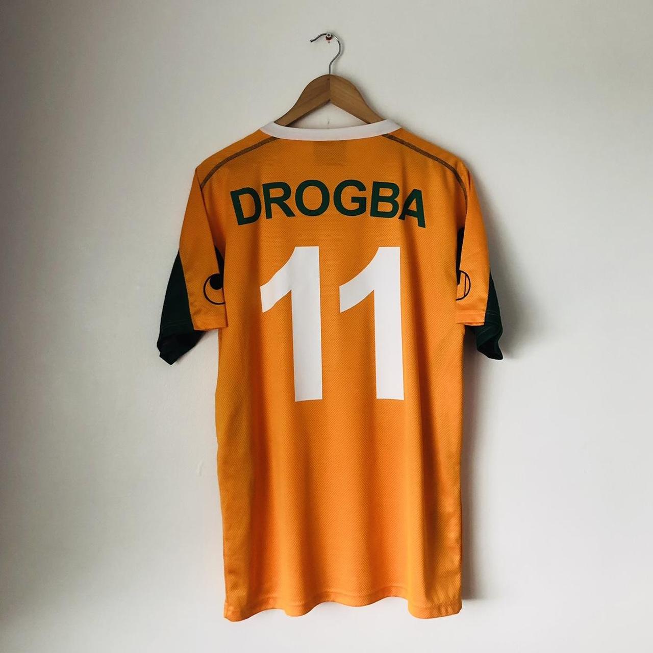 Ivory Coast 2004/2005 Orange Home Football Shirt (XL)