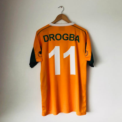 Ivory Coast 2004/2005 Orange Home Football Shirt (XL)