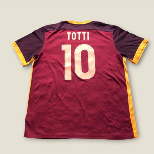 AS Roma 2015/2016 Red Football Shirt (XL)