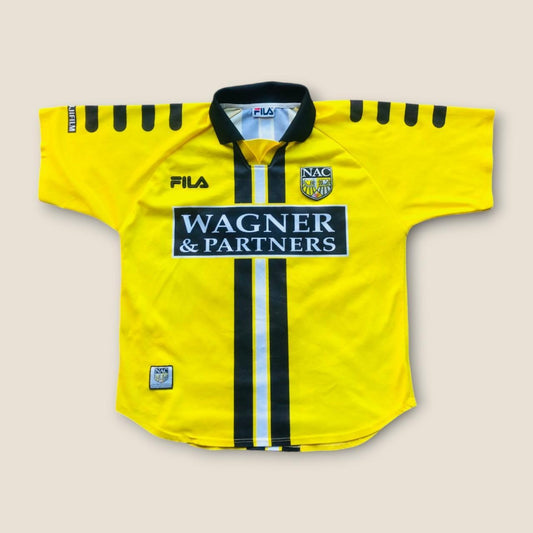 NAC Breda 1999/2000 Yellow Football Shirt (S)