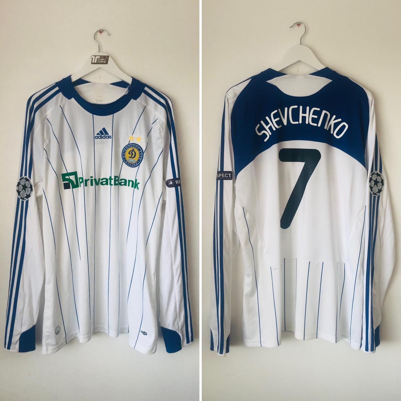 Dynamo Kiev 2009/2010  White Home Football Shirt (XL)