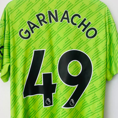 Manchester United 2022/2023 Neon Third Football Shirt (XL)