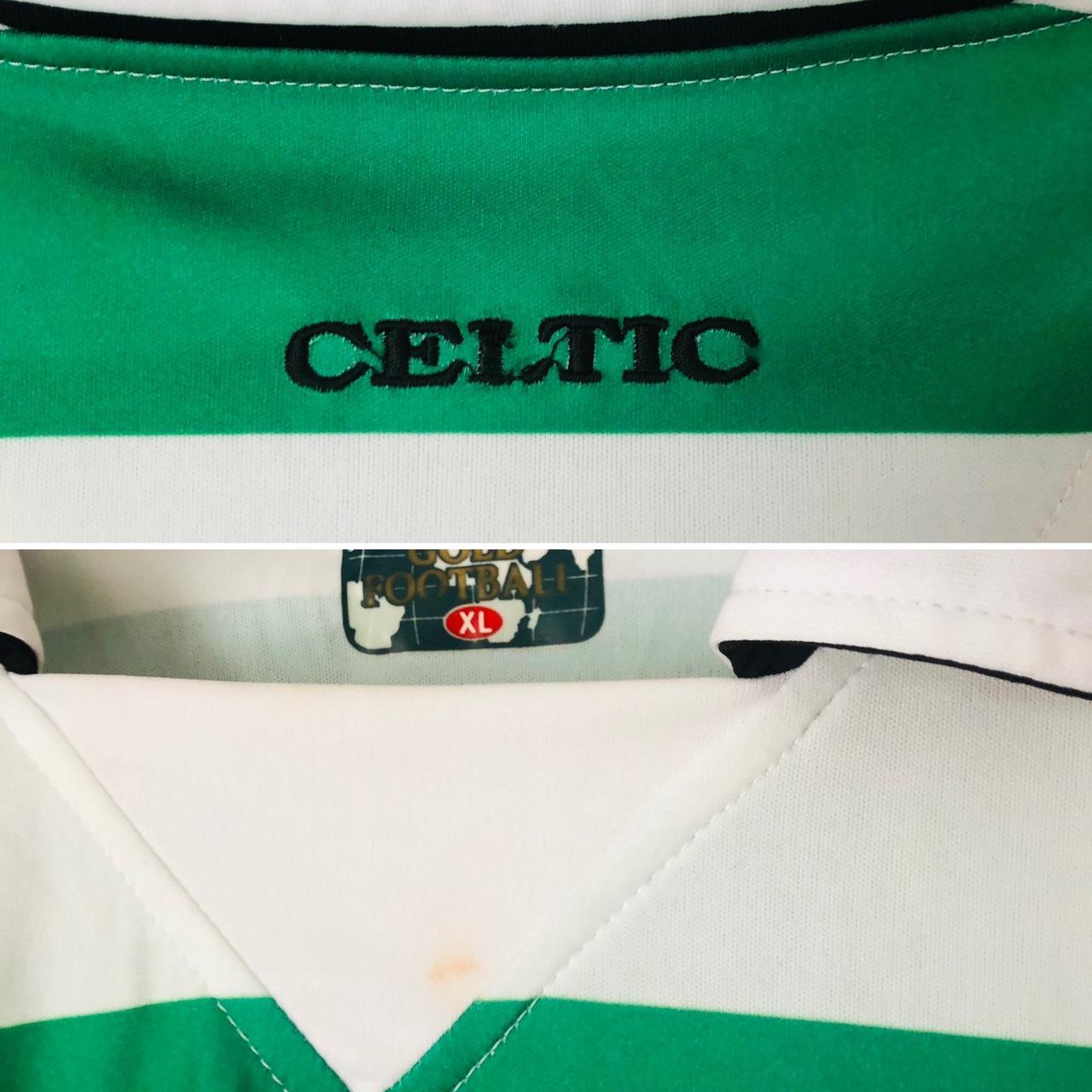 Celtic 2004 Green & White Football Shirt (XL)