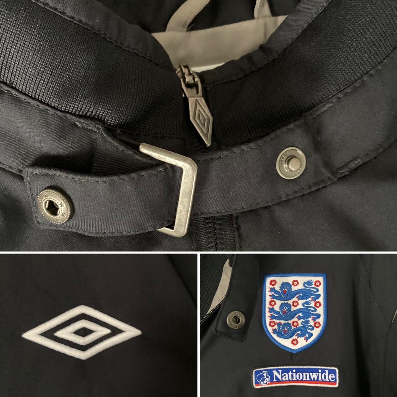 England Black Football Jacket (L)